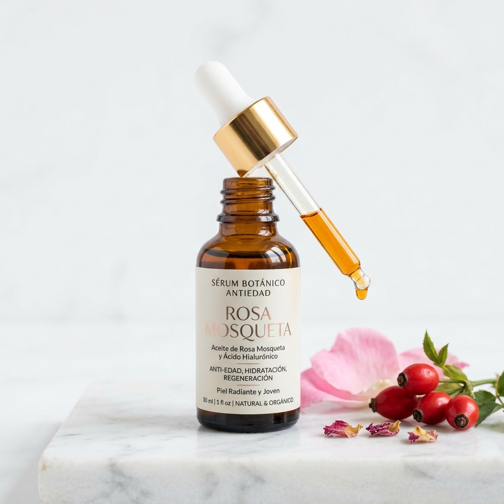 Serum Botánico Antiedad con Ácido Hialurónico Vegetal & Rosa Mosqueta 30ml